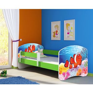 ACMA Dječiji krevet Acma II Green - 140x70cm - Dezen 28