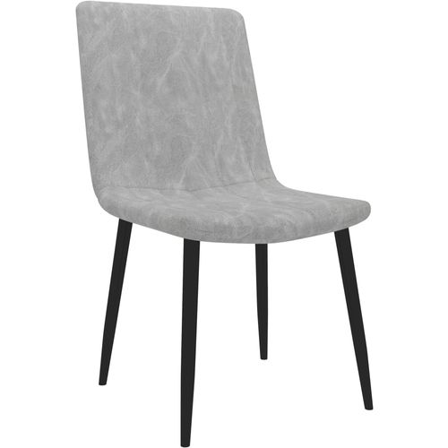 Blagovaonske stolice od umjetne kože 6 kom svjetlosive slika 32