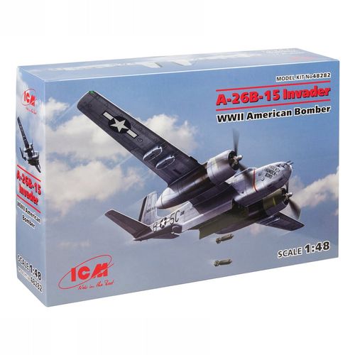 Model Kit Aircraft - A-26B-15 Invader WWII American Bomber 1:48 slika 1
