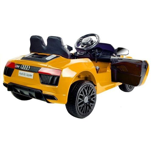 Licencirani auto na akumulator Audi R8 Spyder - žuti slika 4