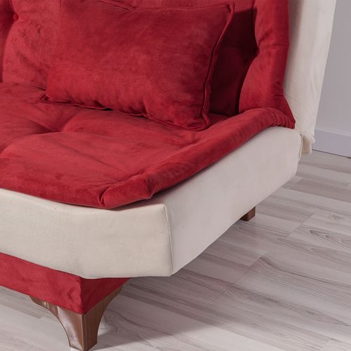 Kelebek - Claret Red, Cream Claret Red
Cream 3-Seat Sofa-Bed slika 5