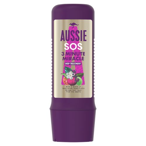 Aussie 3-min SOS Deep Repair dubinski tretman za oštećenu kosu, 225 ml slika 1