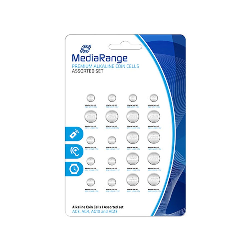 MediaRange AG3/AG4/AG10/AG13 alkalne baterije coin 20kom , MRBAT119 slika 1