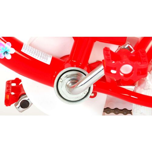 Dječji bicikl Volare Lovely 12" s dvije ručne kočnice crveno-bijeli slika 15