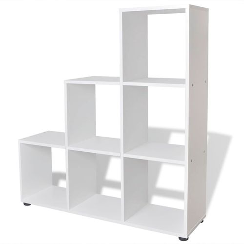 242552 Staircase Bookcase/Display Shelf 107 cm White slika 35