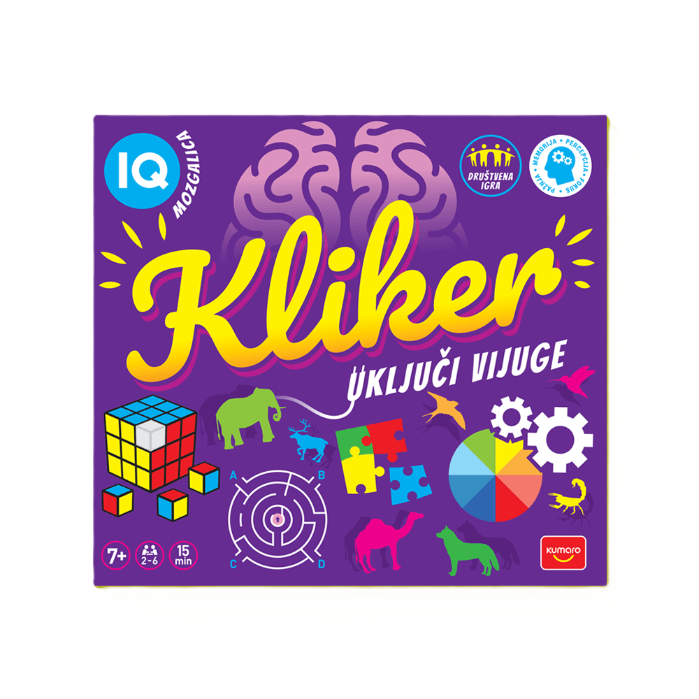 Kumaro IQ Mozgalica Kliker - Uključi vijuge slika 1