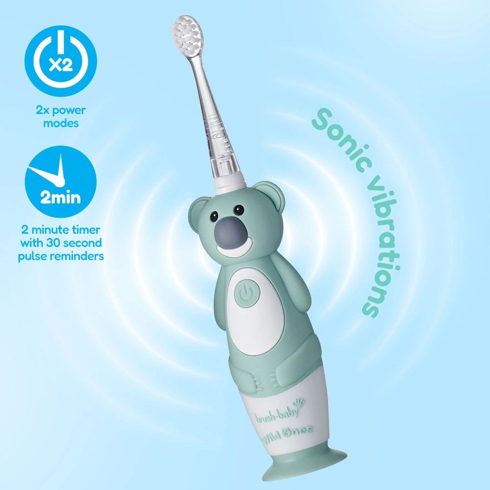 Brush-Baby Dječija punjiva električna četkica WildOnes - Koala slika 5