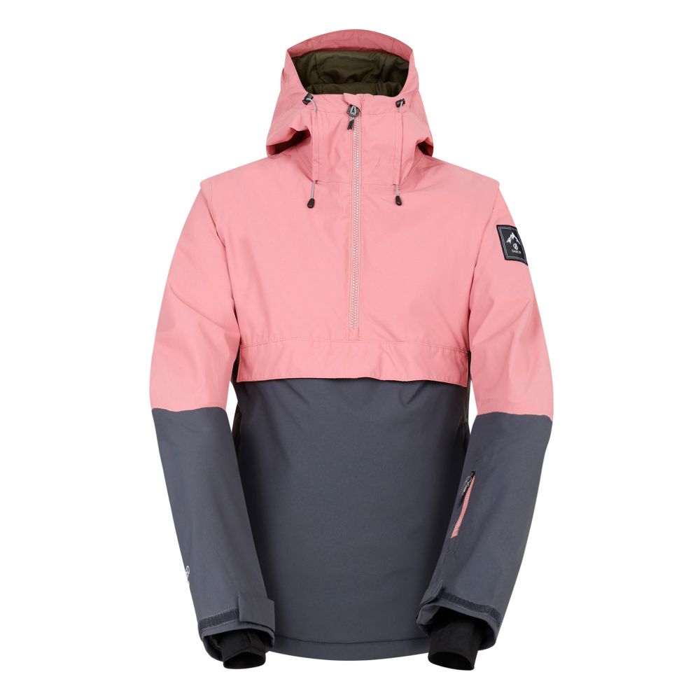 Dare2B Ženska jakna za skijanje Snowburst Overhead Ski, Dusty Rose/Ebony Grey slika 1