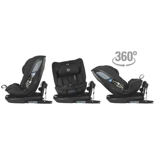 Coccolle® Autosjedalica Velsa iSize 360° 40-150cm Isofix, Jet Black slika 8