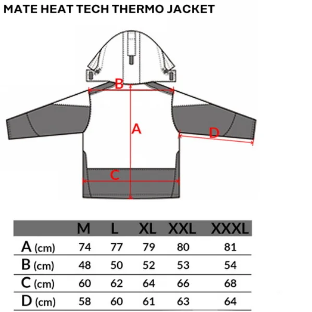 MATE Heat Tech Thermo Suit #L (MT13636) slika 4