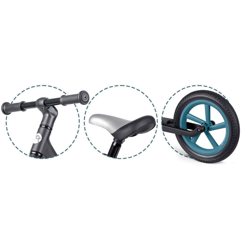 Nukido Light Flee bicikl bez pedala, crni slika 7