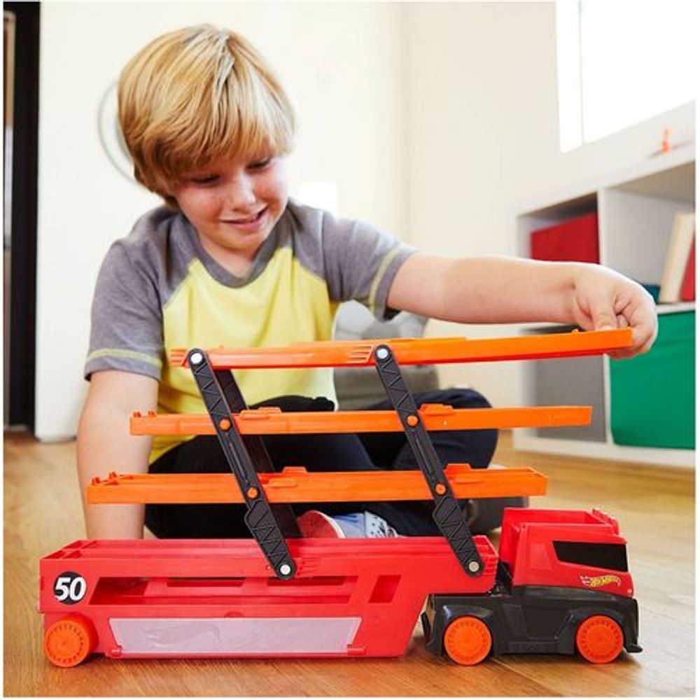 Hot Wheels Mega Hauler - Kamion transporter slika 5