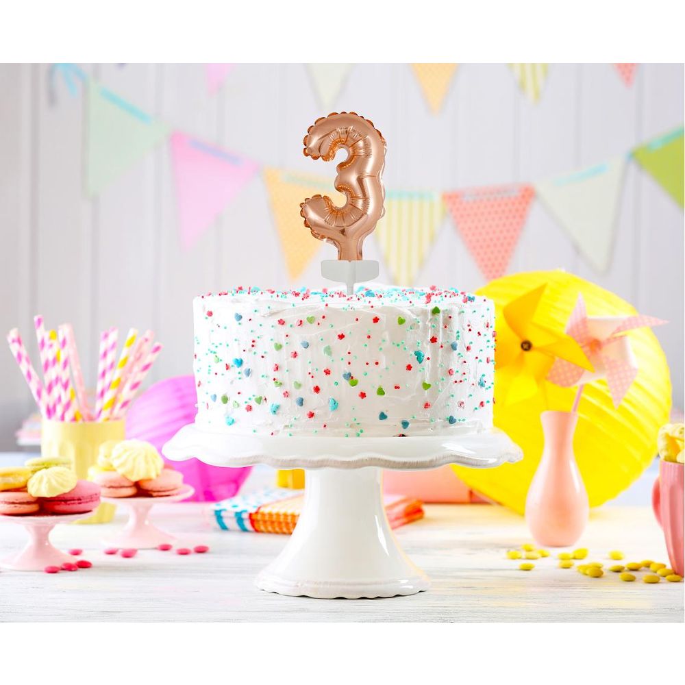 BC-5RZ3 Folijski balon 3 sa štapićem 13cm slika 2