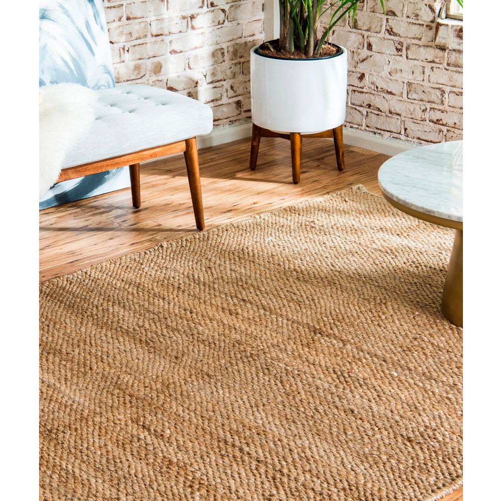 Tepih "00015A" od jute (160 x 240 cm) ručno tkan - izložbeni artikl (oštećenja ambalaža) slika 4