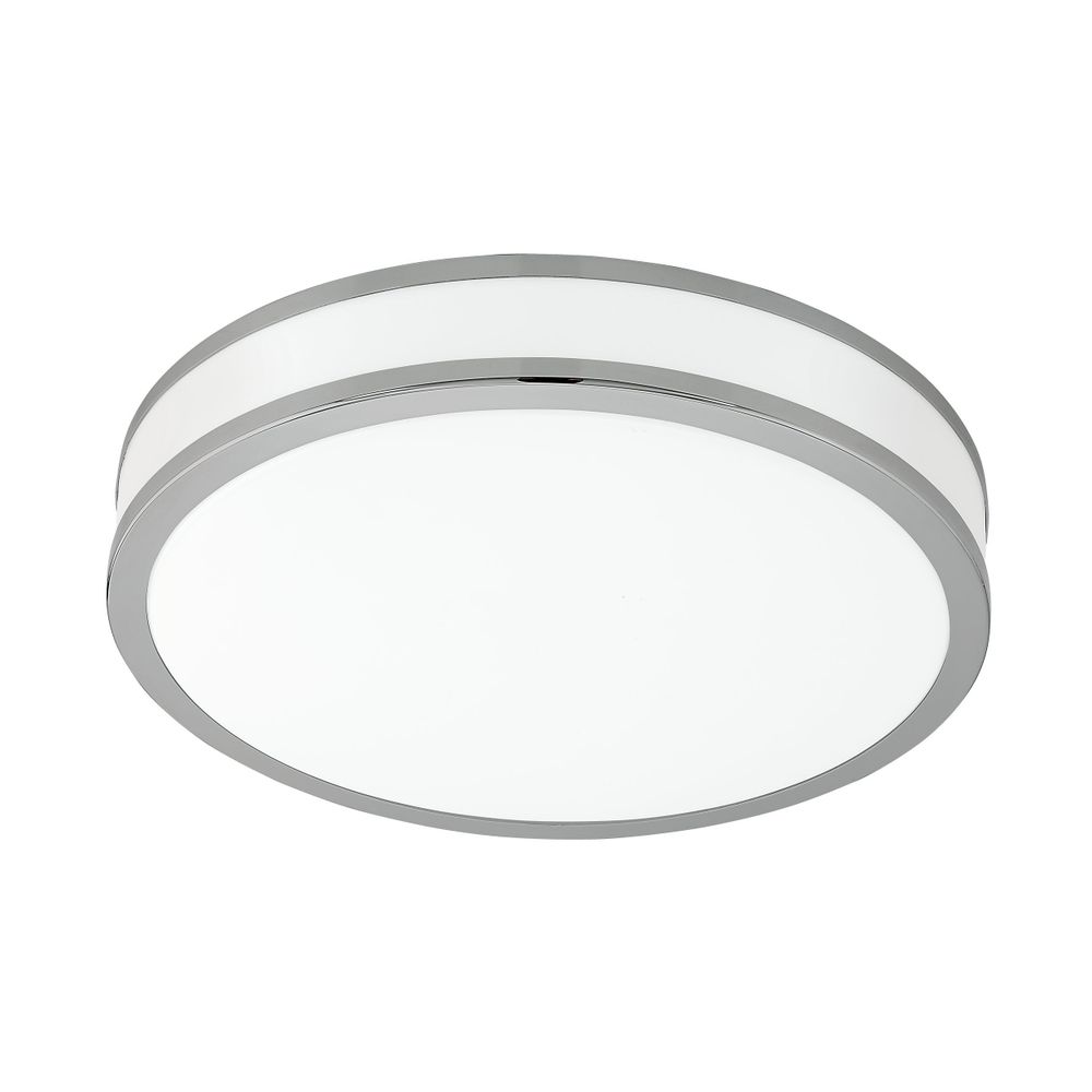 Eglo Palermo 2 Plafonjera LED 24W, 2600lm, Promjer 410mm, Krom/Bijela slika 1