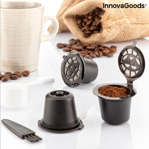 Set od 3 kapsule za kavu za višekratnu upotrebu Recoff InnovaGoods (za Nespresso aparate) slika 4