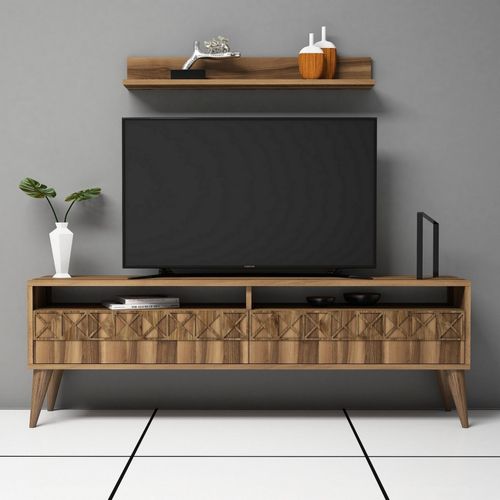 Woody Fashion TV jedinica, Line - Walnut slika 2