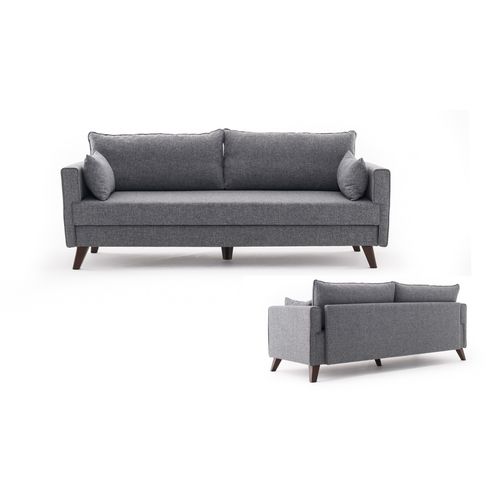 Atelier Del Sofa Bella Sofa Bed - Grey Grey 3-Seat Sofa-Bed slika 6