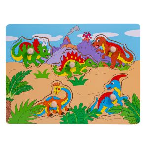 Drvene puzzle Smily Play Dinosaur