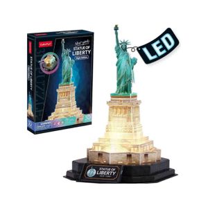 CubicFun CBF205362 3D Puzzle Statue of Liberty Night Edition sa LED svjetlima L536h