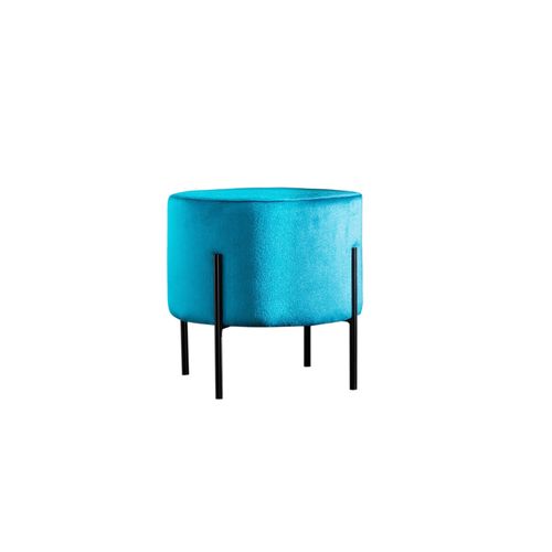 Atelier Del Sofa Tabure, Plava Crno, Flow - Blue slika 5