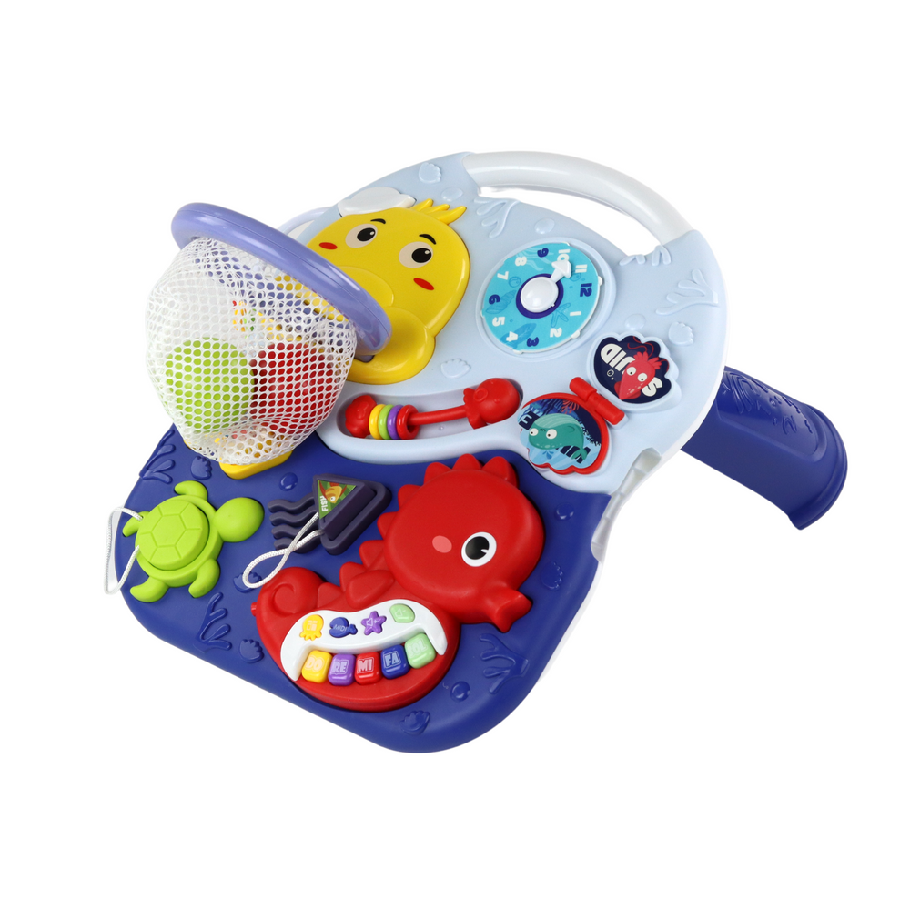 Edukativni stol 2in1 s morskim motivima i košom 32cm×25.5cm×23cm slika 3