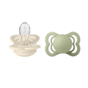 BIBS Supreme silicone Sage & Ivory 6-18M