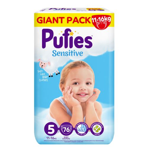 Pufies pelene Giant pack sensitive  slika 3