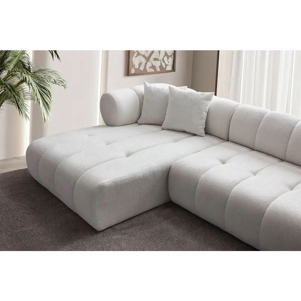 Ugaona Sofa Petra Lijeva - Bijela slika 4