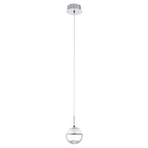 Eglo Montio 1 visilica/1, led, 1x5w, krom/staklo prozirno 