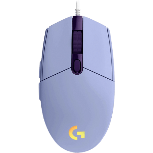 Logitech G102 Lightsync Gaming Wired Mouse, Lilac USB slika 1