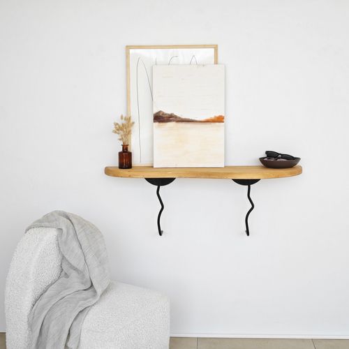 Edera - Black, Oak Black
Oak Wall Shelf slika 1