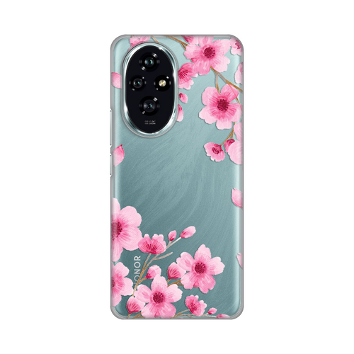 Torbica Silikonska Print Skin za Honor 200 Rose Flowers slika 1