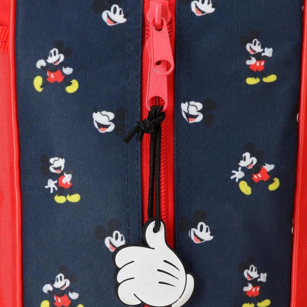 Disney Ranac 25 cm, M.Mouse Fashion 47320T1 sa točkićima, crveni slika 4