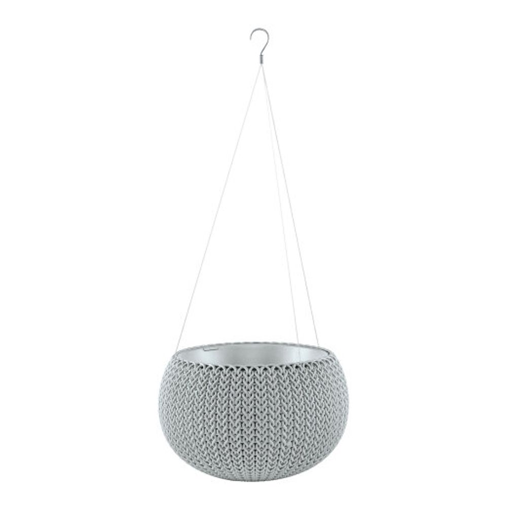 Keter Saksija viseća siva 28x28x18 cm Cozy slika 1