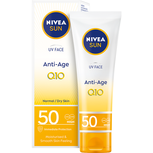 NIVEA Sun Q10 UV Face Anti-Age za zaštitu kože lica od sunca SPF 50 50 ml slika 2