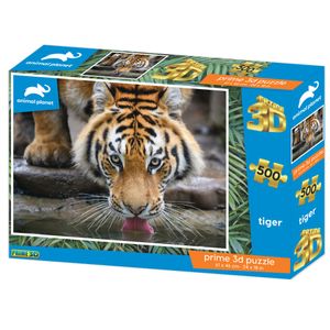 Puzzle 3D - Tigar 500 kos 61x46cm Animal planet