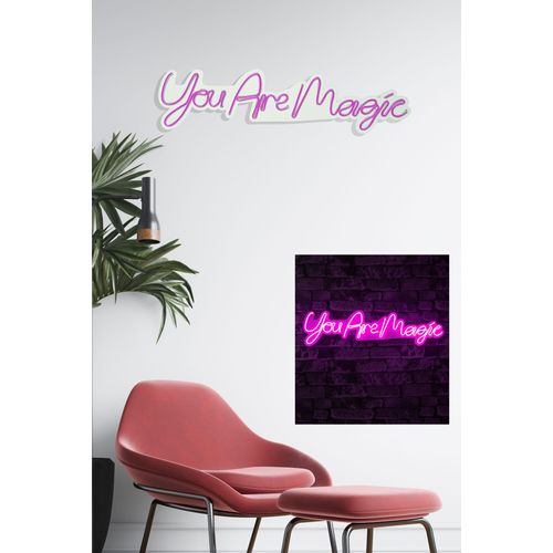 Wallity Ukrasna plastična LED rasvjeta, You are Magic - Pink slika 3