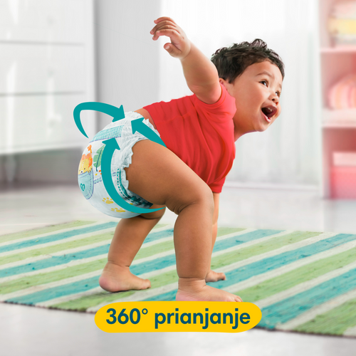 Pampers Pants Pelene-gaćice, Mjesečno pakiranje slika 6