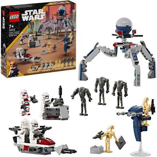 LEGO® STAR WARS™ 75372 Bojni komplet: klonirani vojnik™ i bojni droid™ slika 3