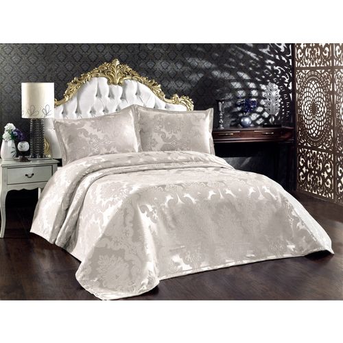 Beste - Cream Cream Double Bedspread Set slika 1