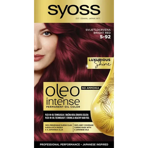 Syoss Oleo Intense Farba za kosu 5-92 Bright Red  slika 1