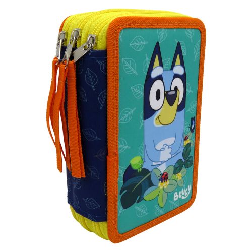 Bluey Leaves triple pencil case slika 1