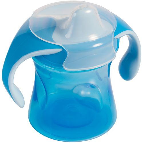 BABY NOVA Čaša za učiti piti Baby Trainer Cup 6m+ 220ml, Plava slika 2