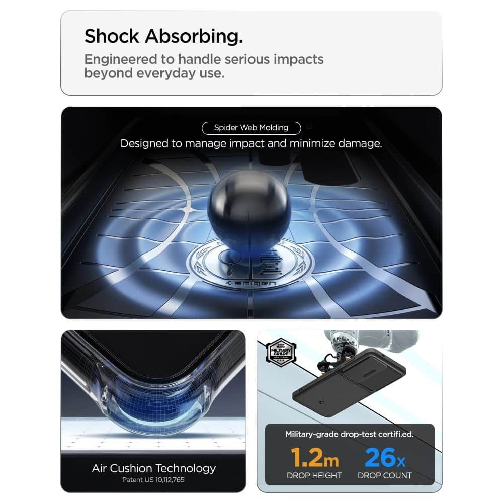 Spigen Optic Armor maska za Samsung Galaxy S26 Ultra crna slika 6