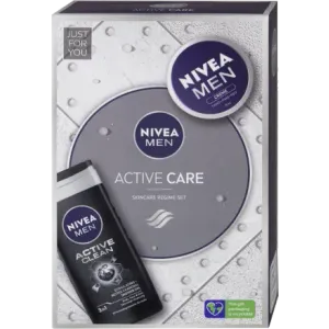Nivea Men poklon set Activ Clean ( gel za tuširanje 250ml + krema za lice, tijelo i ruke )