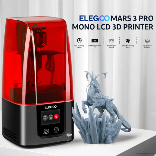 Elegoo Mars 3 Pro 3D štampač 4K slika 5