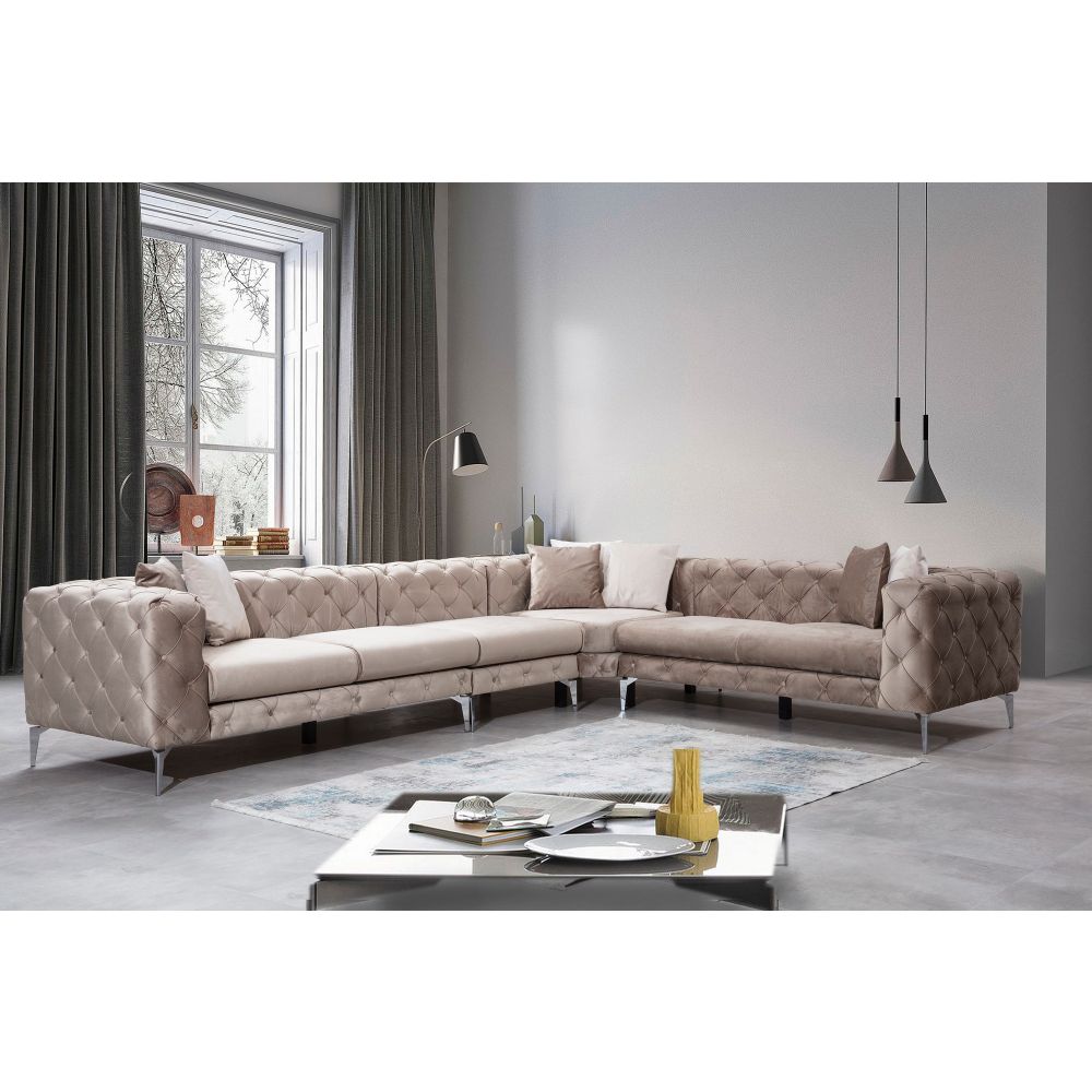 Como Kutna Sofa Desna - Bež slika 1