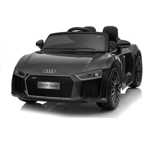 Licencirani auto na akumulator Audi R8 Spyder - crni/lakirani slika 7