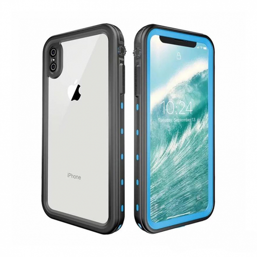 Vodootporna Maska DOT+ za iPhone XS Max svetlo plava slika 1